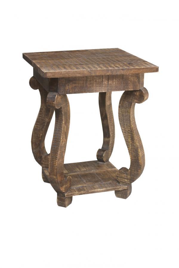 SOLID WOOD SIDE TABLE END TABLE