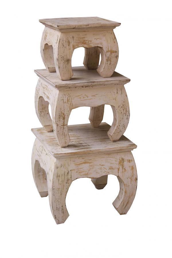WOODEN BAJOT SET OF 3