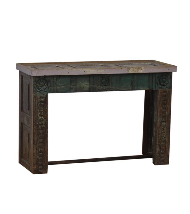 SOLID RECLAIMED TEAK WOOD CONSOLE TABLE