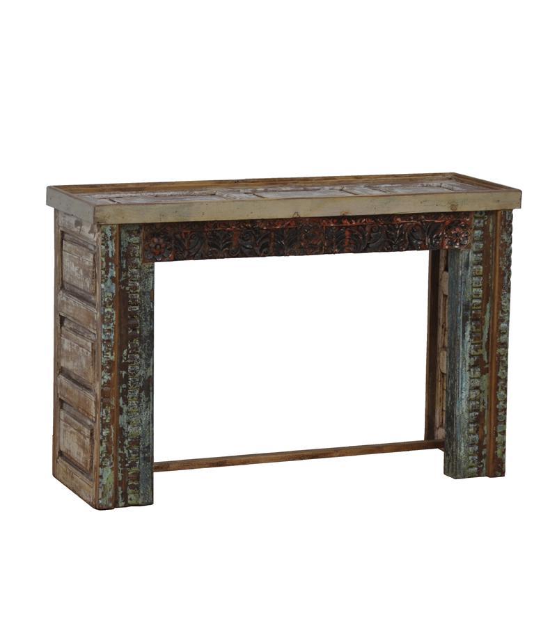 SOLID RECLAIMED TEAK WOOD CONSOLE TABLE