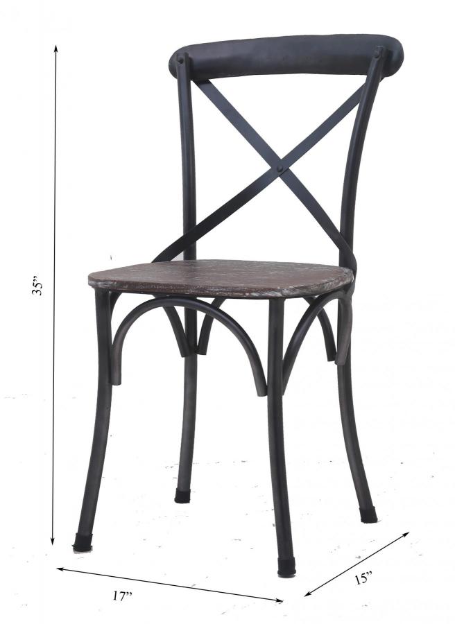 IRON WOODEN CHAIR