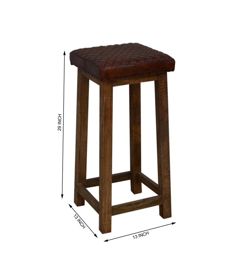 WOODEN BAR STOOL