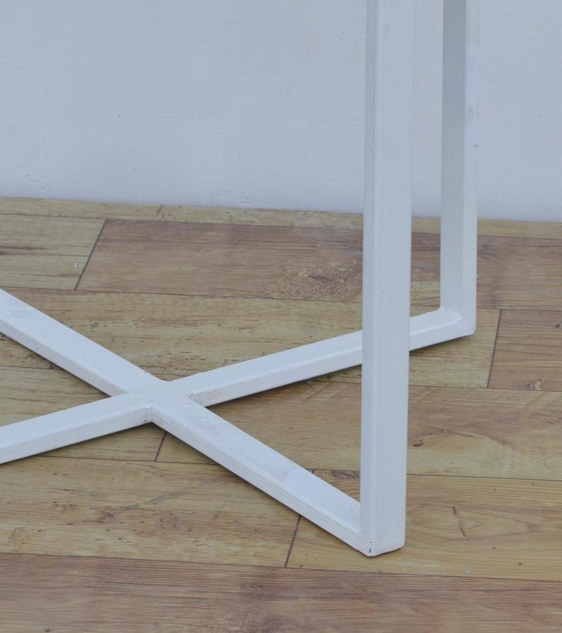 WOOD & IRON SIDE TABLE