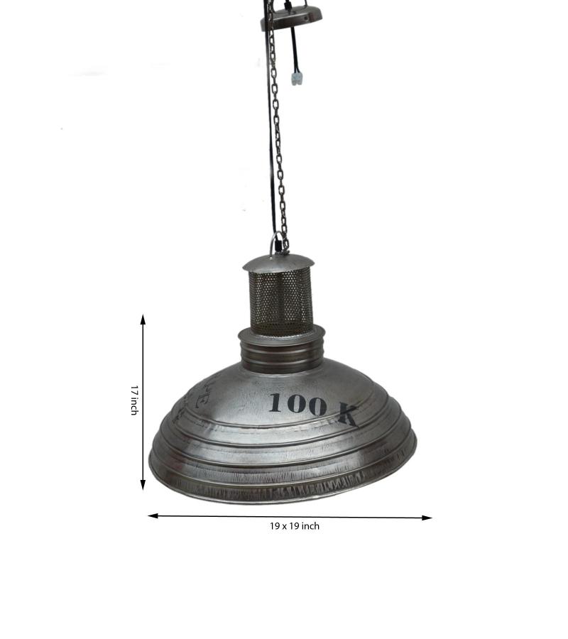 METAL PENDANT CEILING FIXTURE