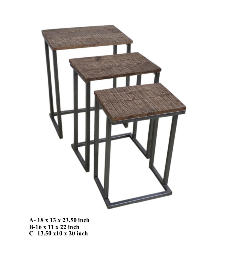TABLE SET OF 3