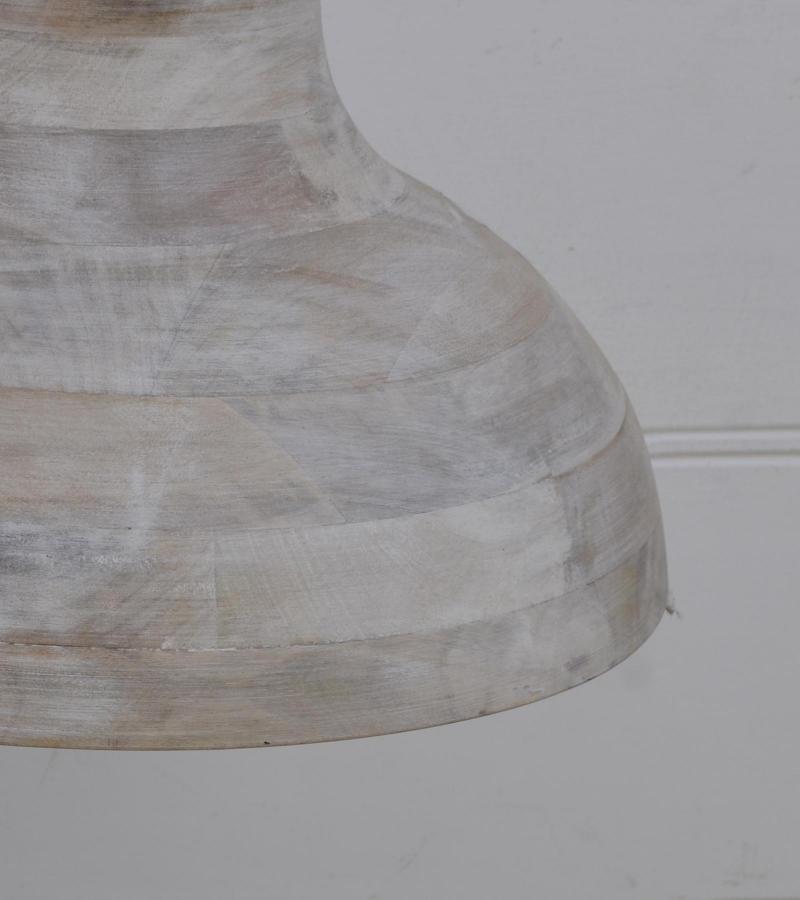 HANDCRAFTED SOLID WOOD PENDANT LIGHT