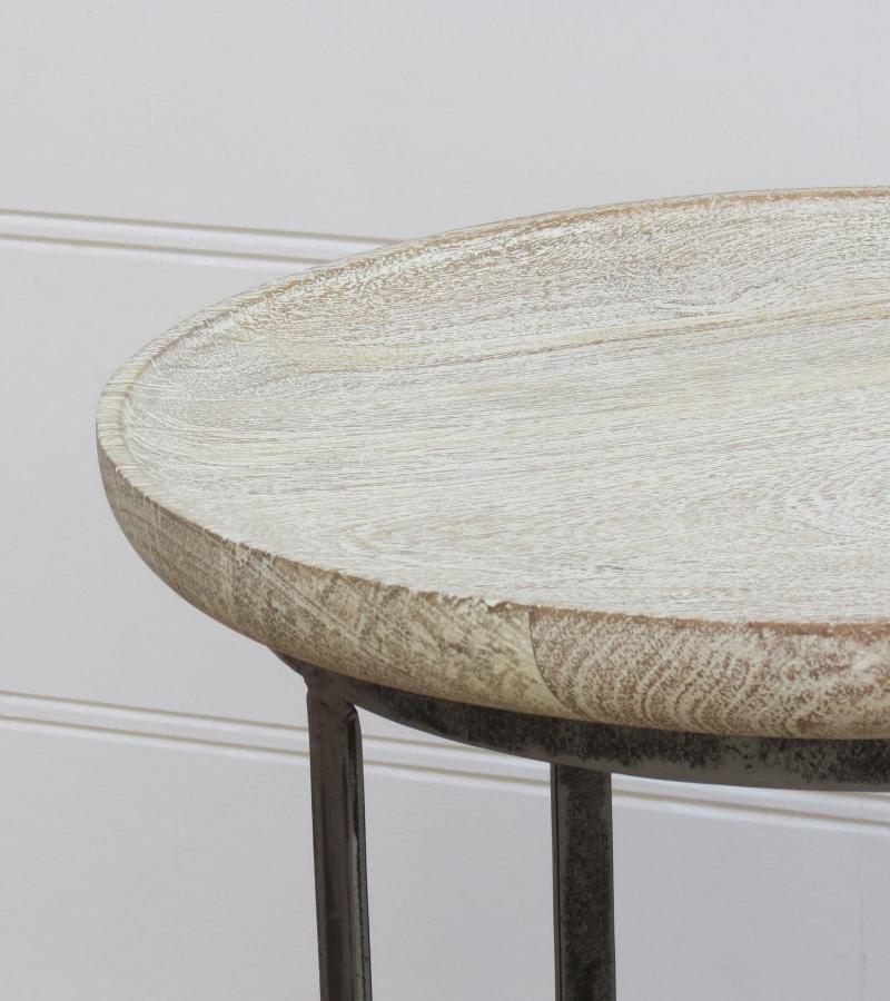 IRON COFFEE TABLE S/2