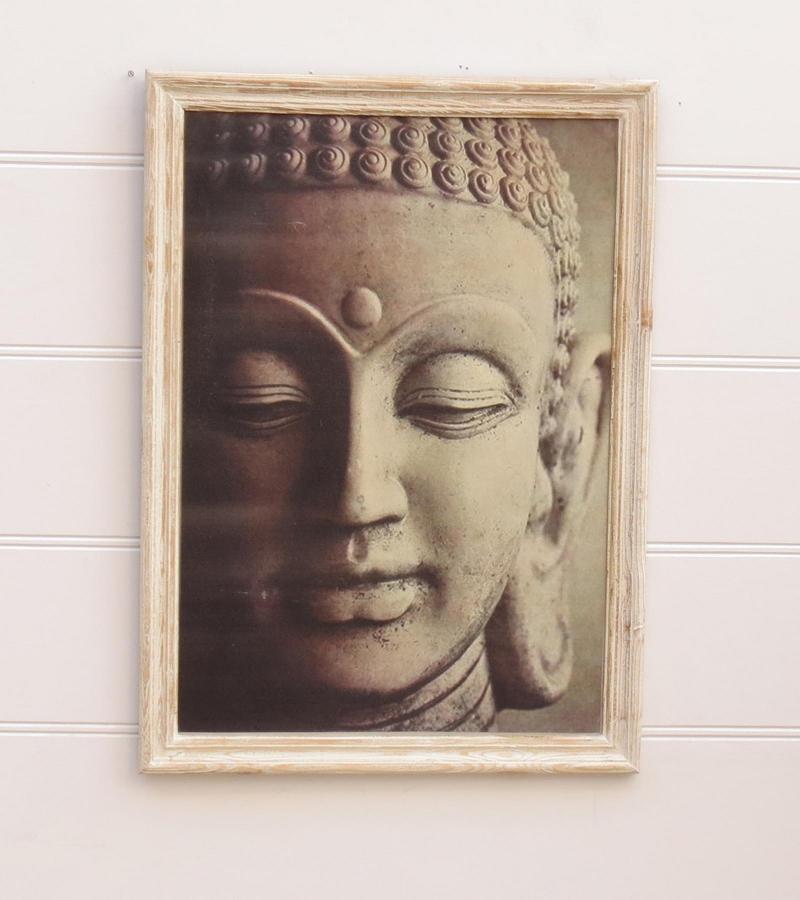 Framed Buddha Wall Panel