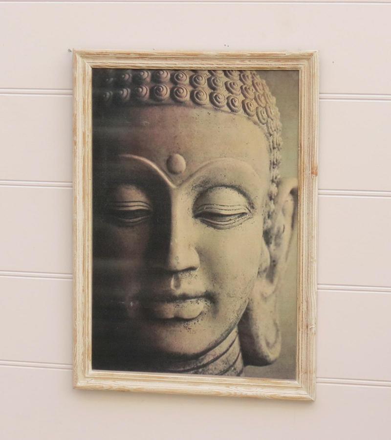 Framed Buddha Wall Panel