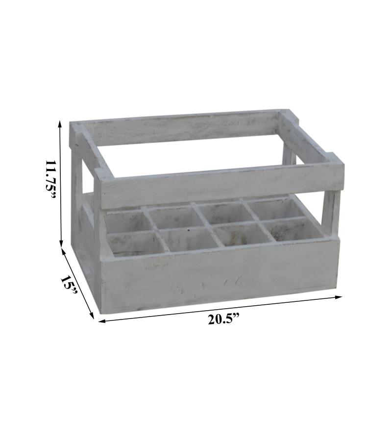SOLID WOOD CRATE