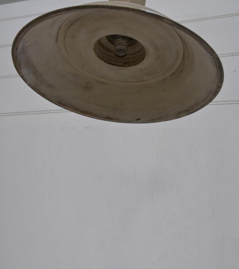 WOODEN FARMHOUSE DOME PENDANT LIGHT FIXTURE