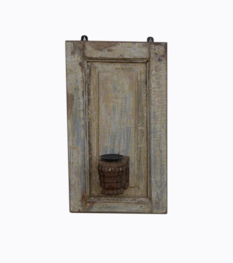 WOODEN WALL CANDEL
