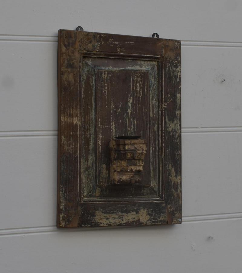 WOODEN WALL CANDEL