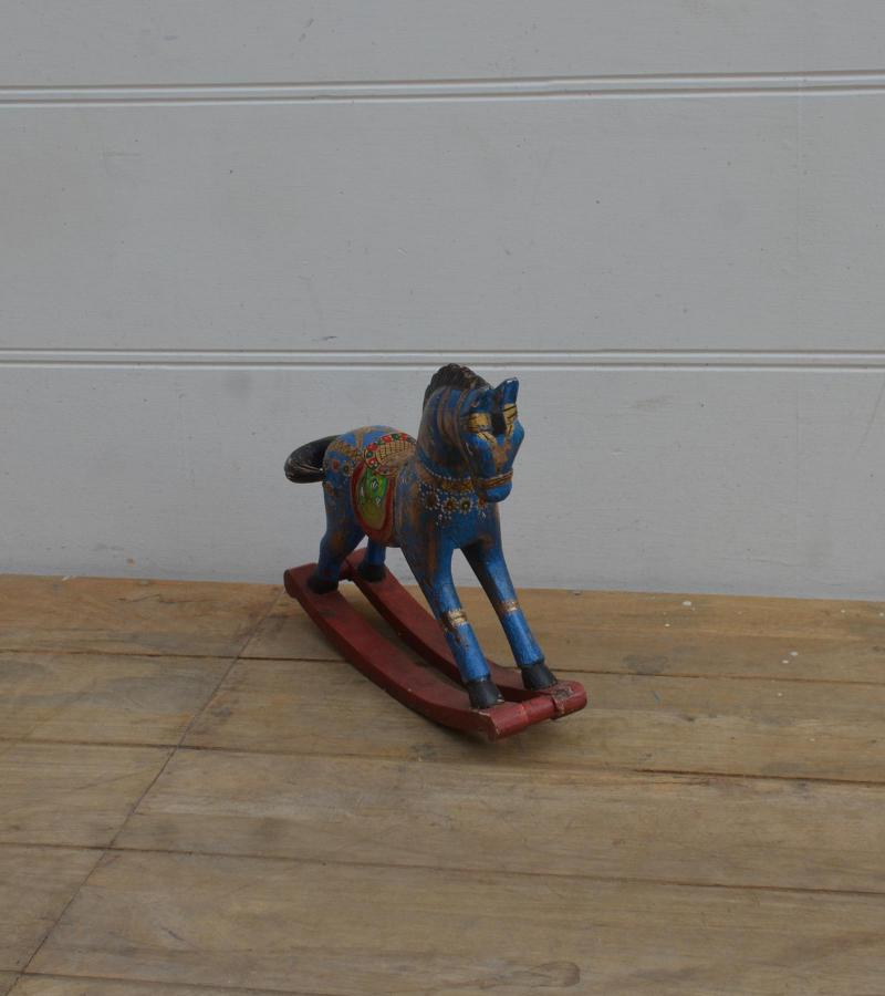 WOODEN ROCKING HORSE