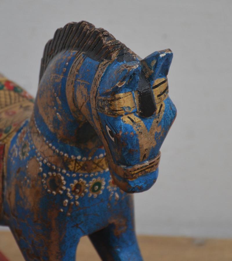 WOODEN ROCKING HORSE