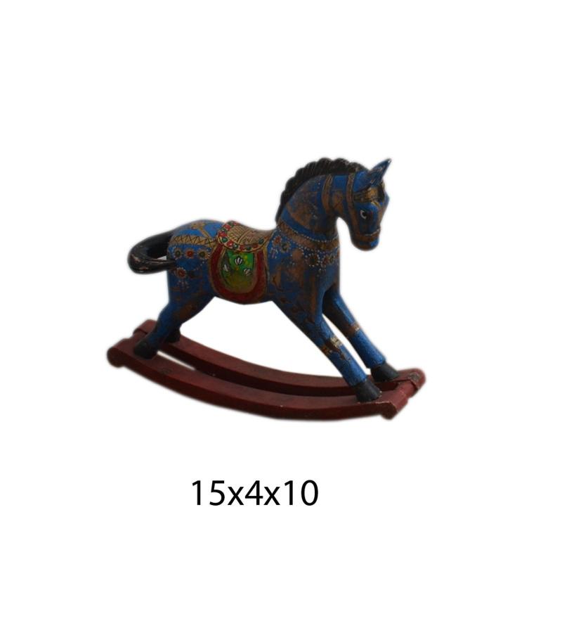 WOODEN ROCKING HORSE