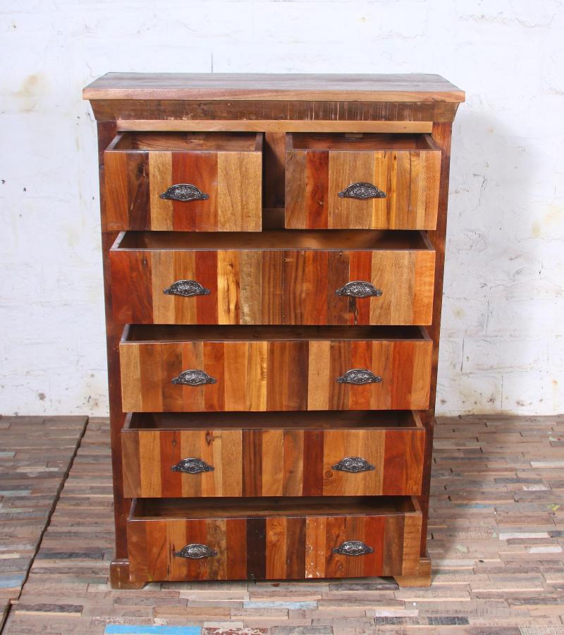 SOLID RECLAIMED WOODEN DRESSER / BUREAU