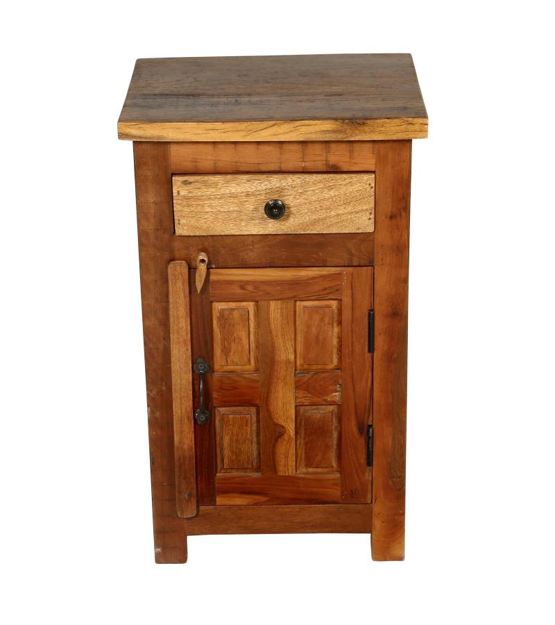 SOLID RECLAIMED TEAK WOOD SIDETABLE END TABLE