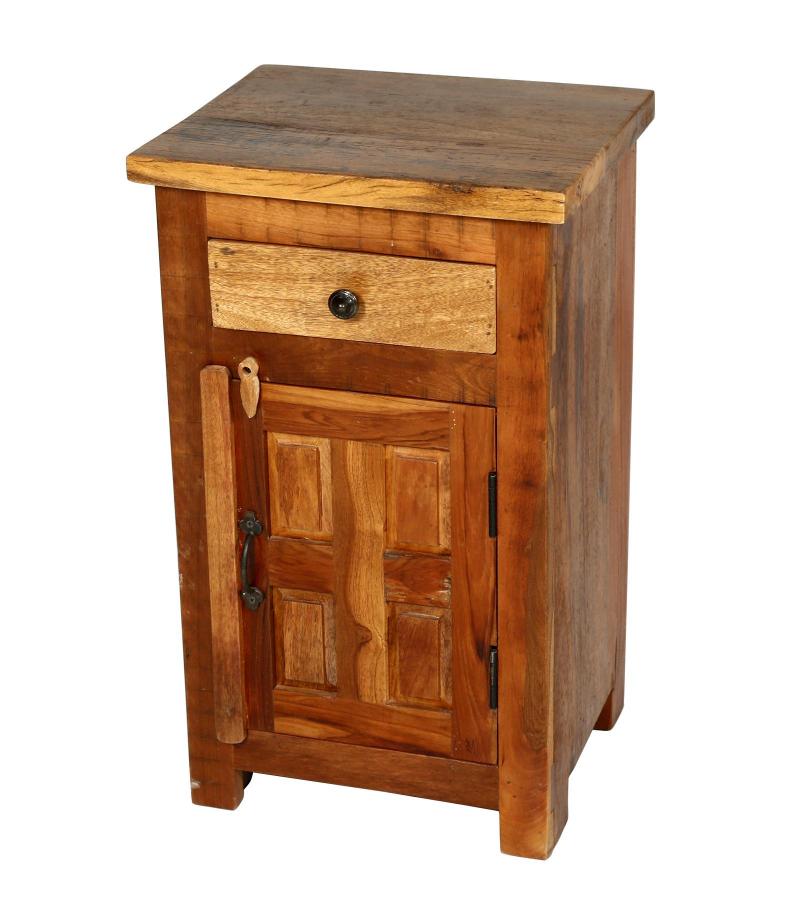 SOLID RECLAIMED TEAK WOOD SIDETABLE END TABLE