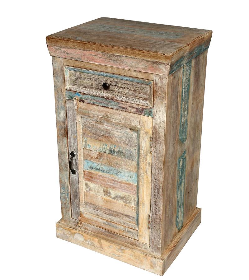 SOLID RECLAIMED TEAK WOOD SIDETABLE END TABLE