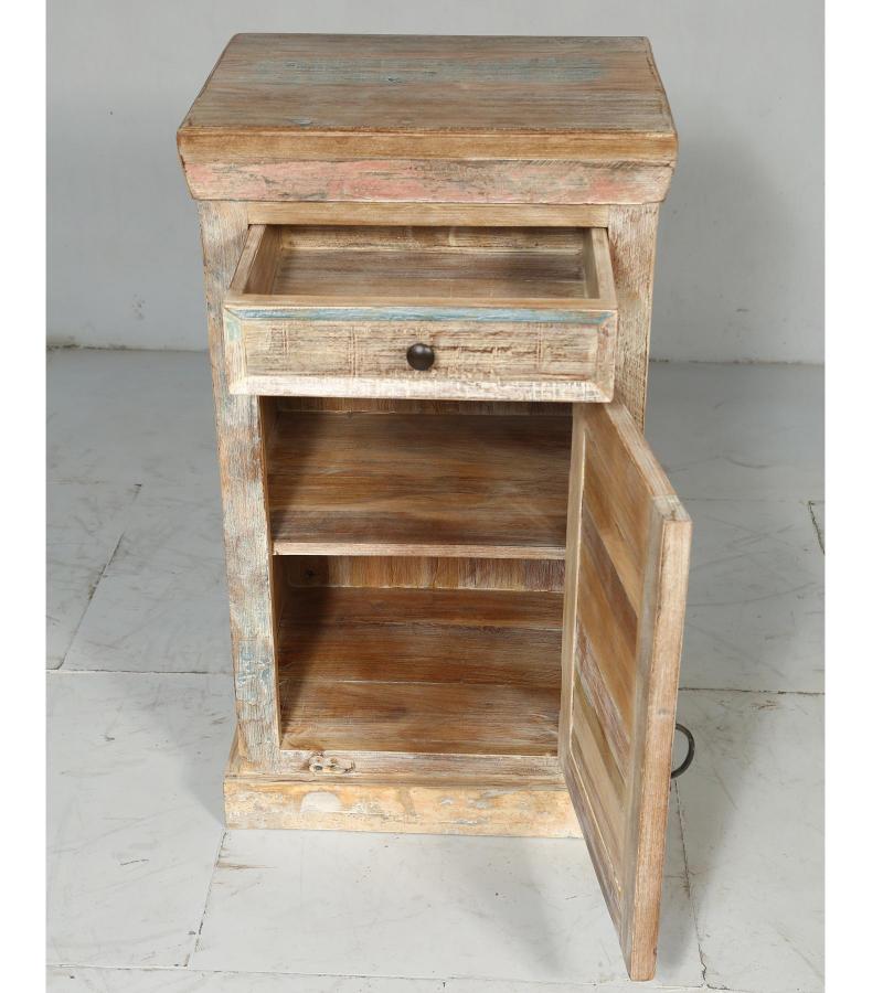 SOLID RECLAIMED TEAK WOOD SIDETABLE END TABLE