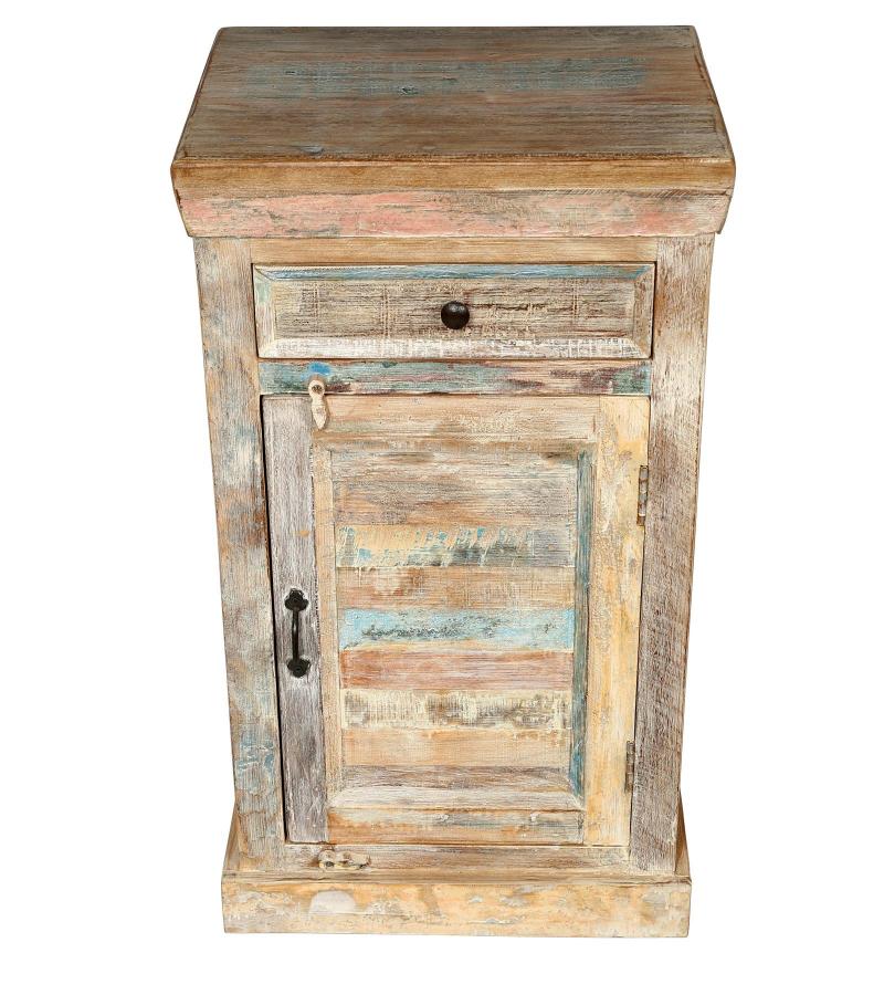 SOLID RECLAIMED TEAK WOOD SIDETABLE END TABLE