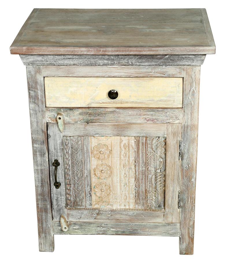 SOLID RECLAIMED TEAK WOOD SIDETABLE END TABLE