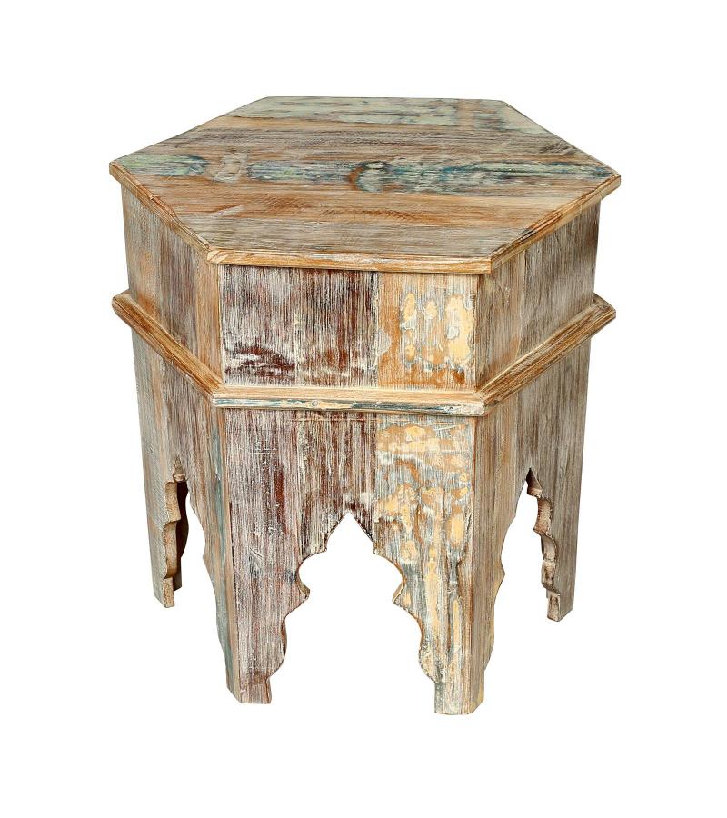 RECLAIMED WOOD END TABLE / NIGHTSTAND