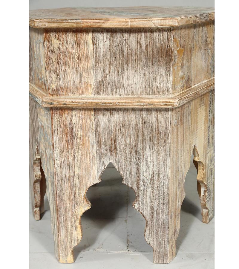 RECLAIMED WOOD END TABLE / NIGHTSTAND