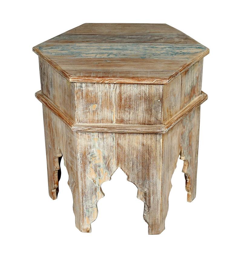 RECLAIMED WOOD END TABLE / NIGHTSTAND