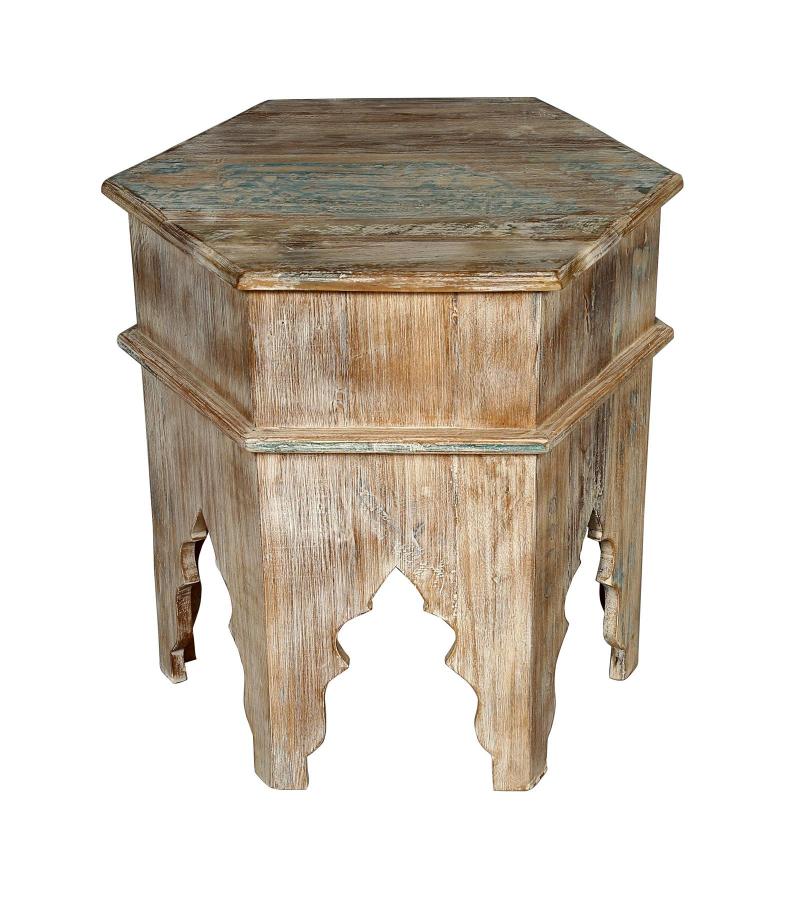 RECLAIMED WOOD END TABLE / NIGHTSTAND