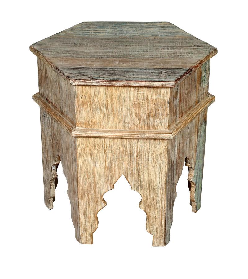 RECLAIMED WOOD END TABLE / NIGHTSTAND