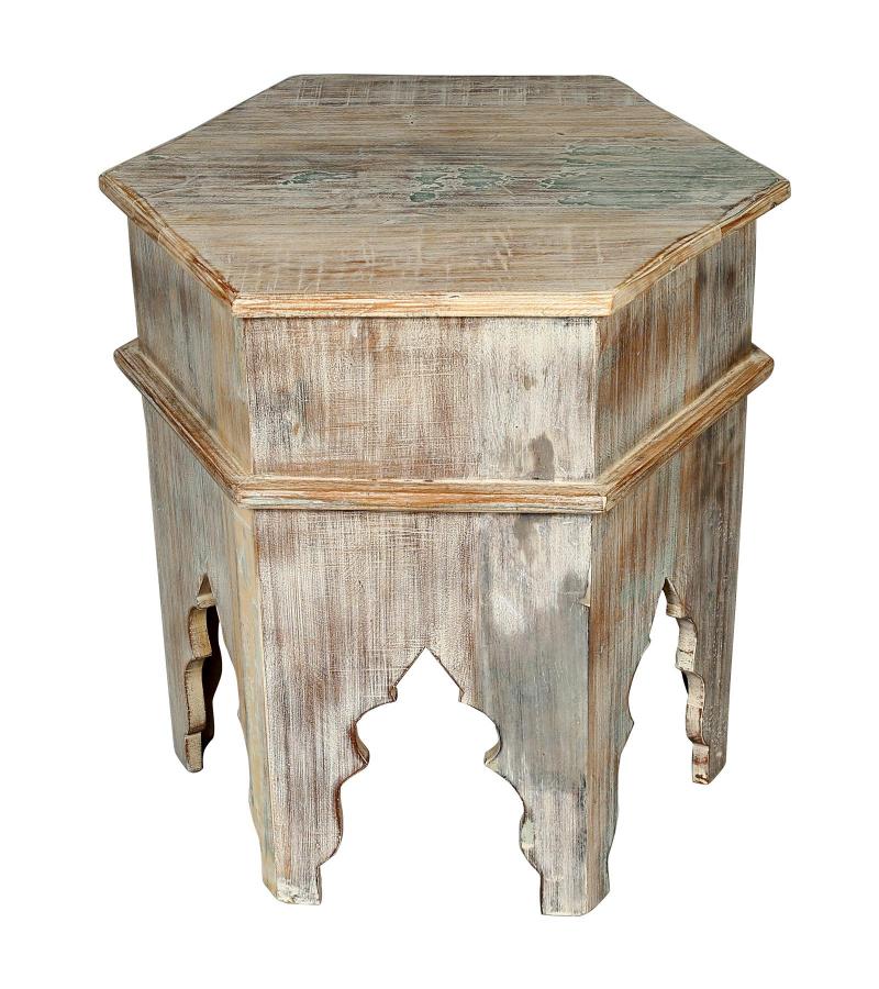 RECLAIMED WOOD END TABLE / NIGHTSTAND