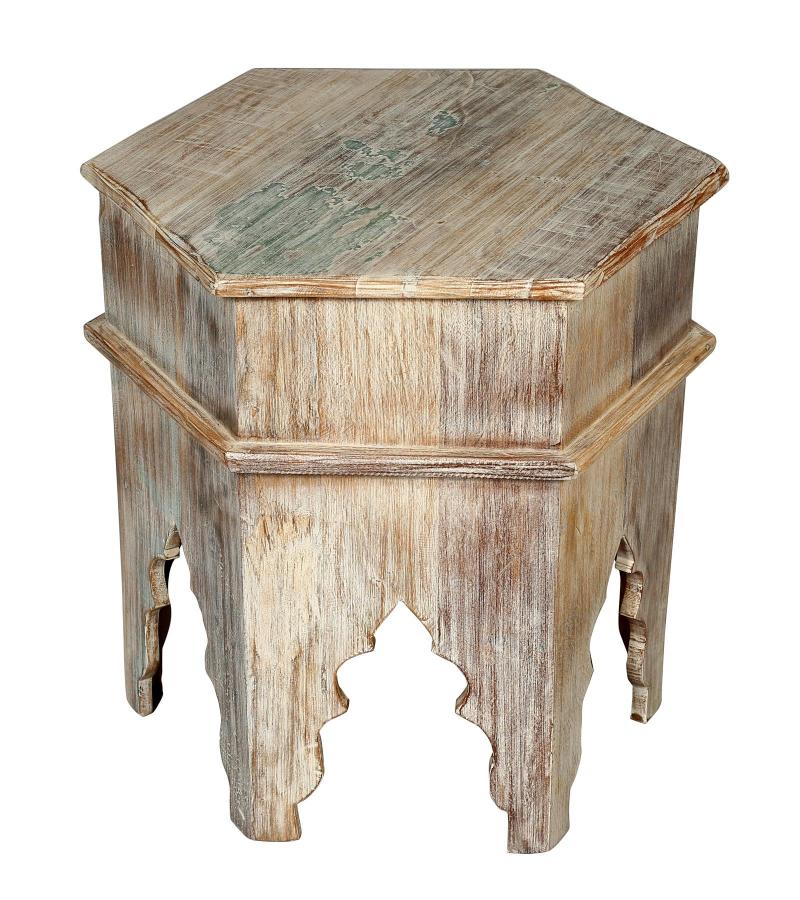 RECLAIMED WOOD END TABLE / NIGHTSTAND
