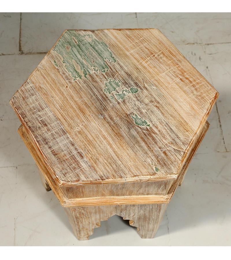 RECLAIMED WOOD END TABLE / NIGHTSTAND