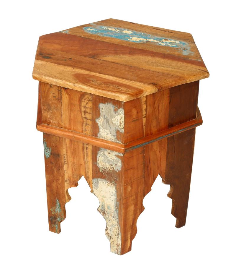 RECLAIMED WOOD END TABLE / NIGHTSTAND