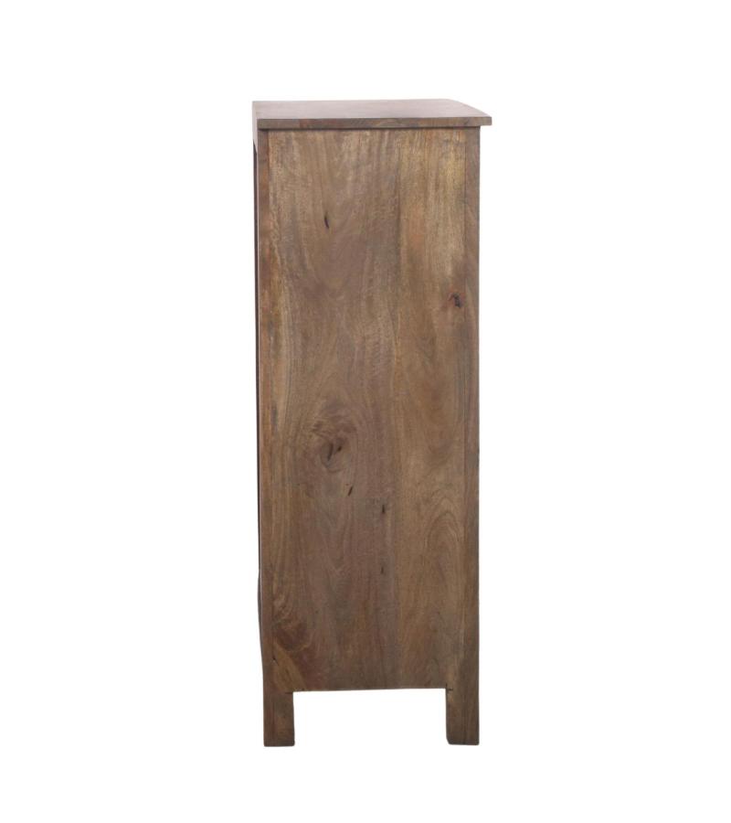 HAND CARVED SOLID WOOD DRESSER BUREAU