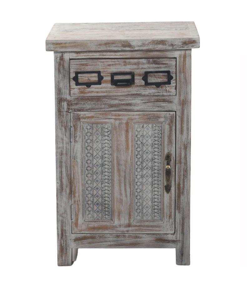 SOLID RECLAIMED TEAK WOOD SIDE TABLE