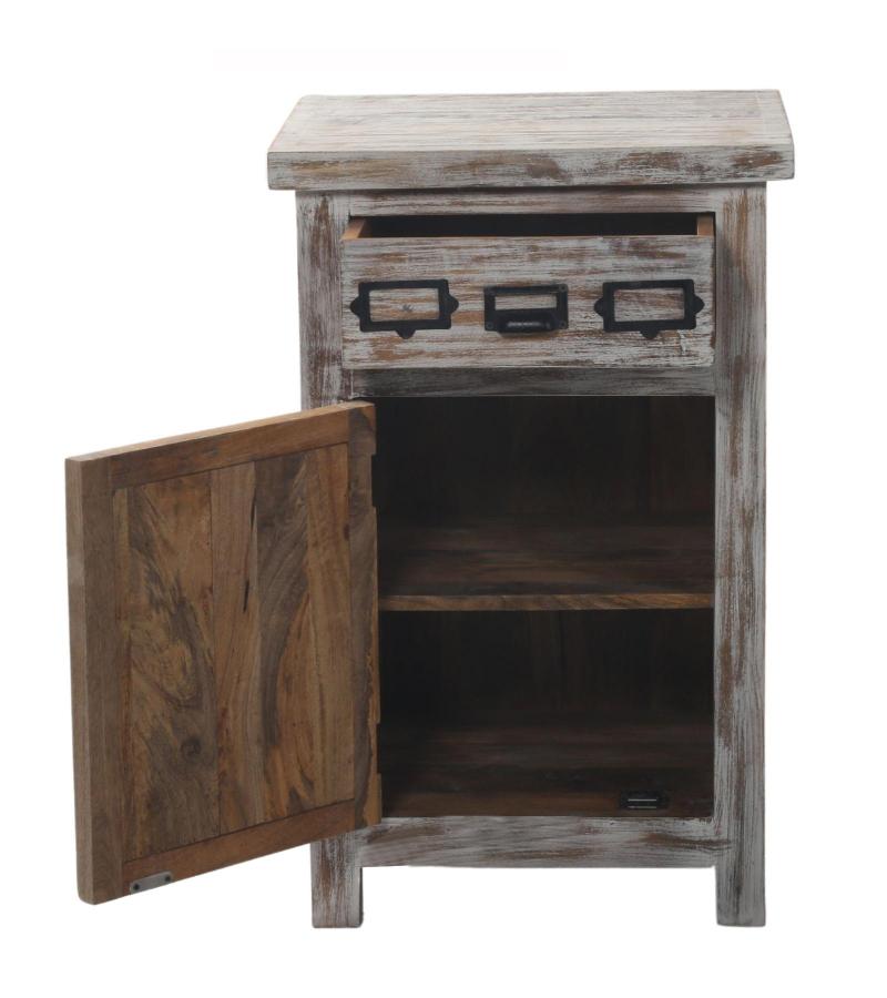 SOLID RECLAIMED TEAK WOOD SIDE TABLE