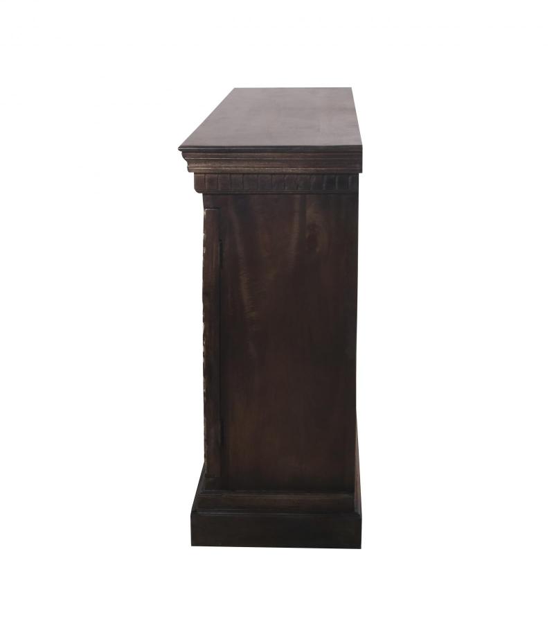 HAND CARVED SOLID WOOD SIDEBOARD 
