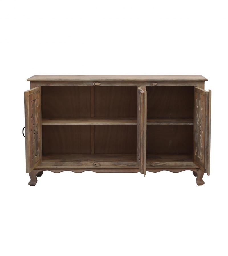 CARVED WOODEN SIDEBOARD