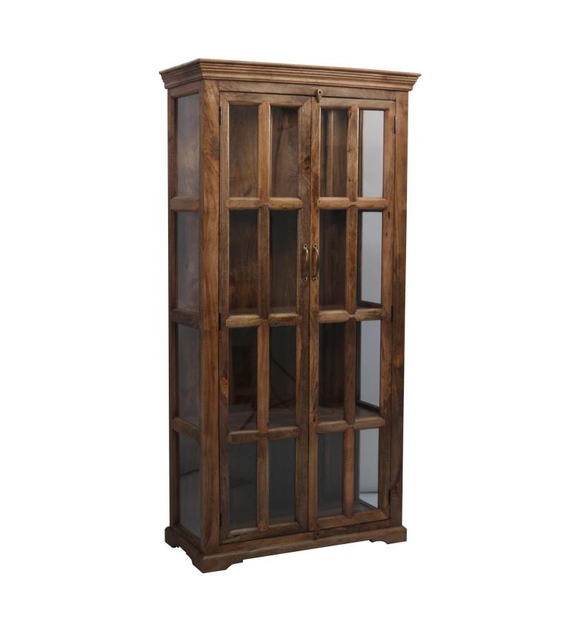 WOODEN GLASS CABINET