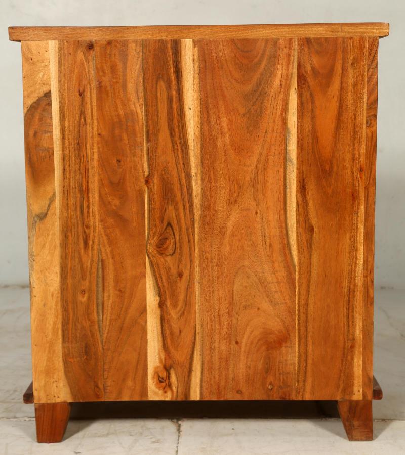 WOODEN BEDSIDE