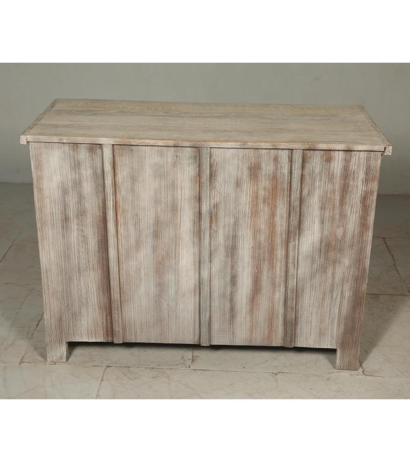 SOLID RECLAIMED TEAK WOOD 4 DRAWER BUREAU DRESSER CHEST