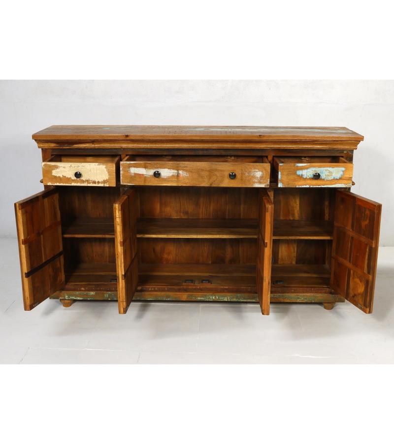 SOLID RECLAIMED TEAK WOOD SIDEBOARD CABINET