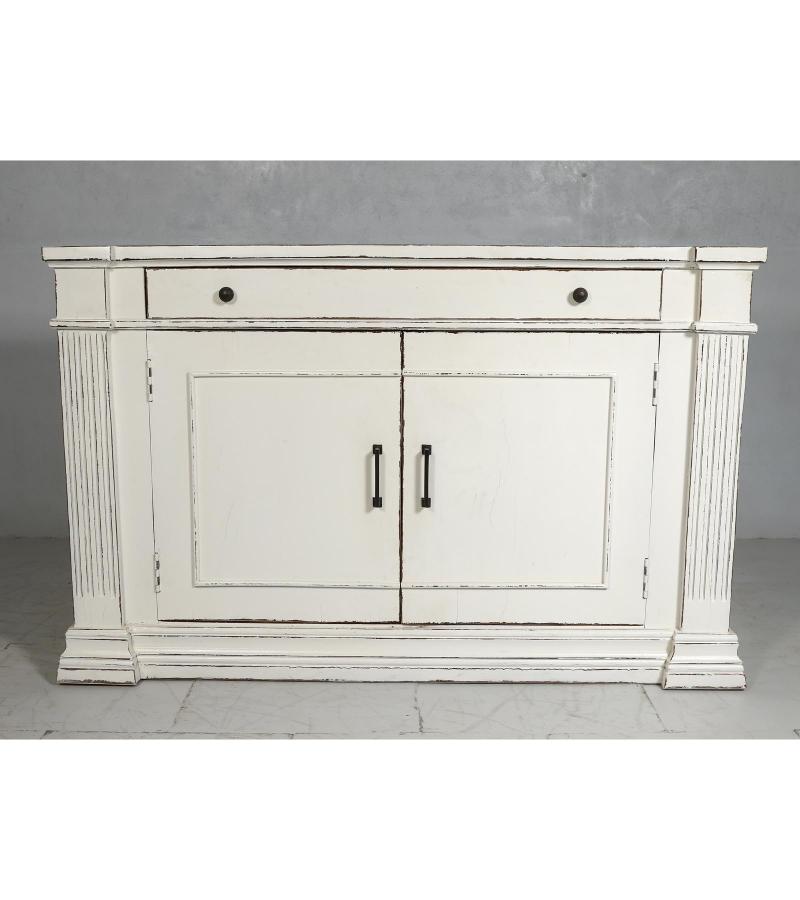 WOODEN PAINTED SIDEBOARD