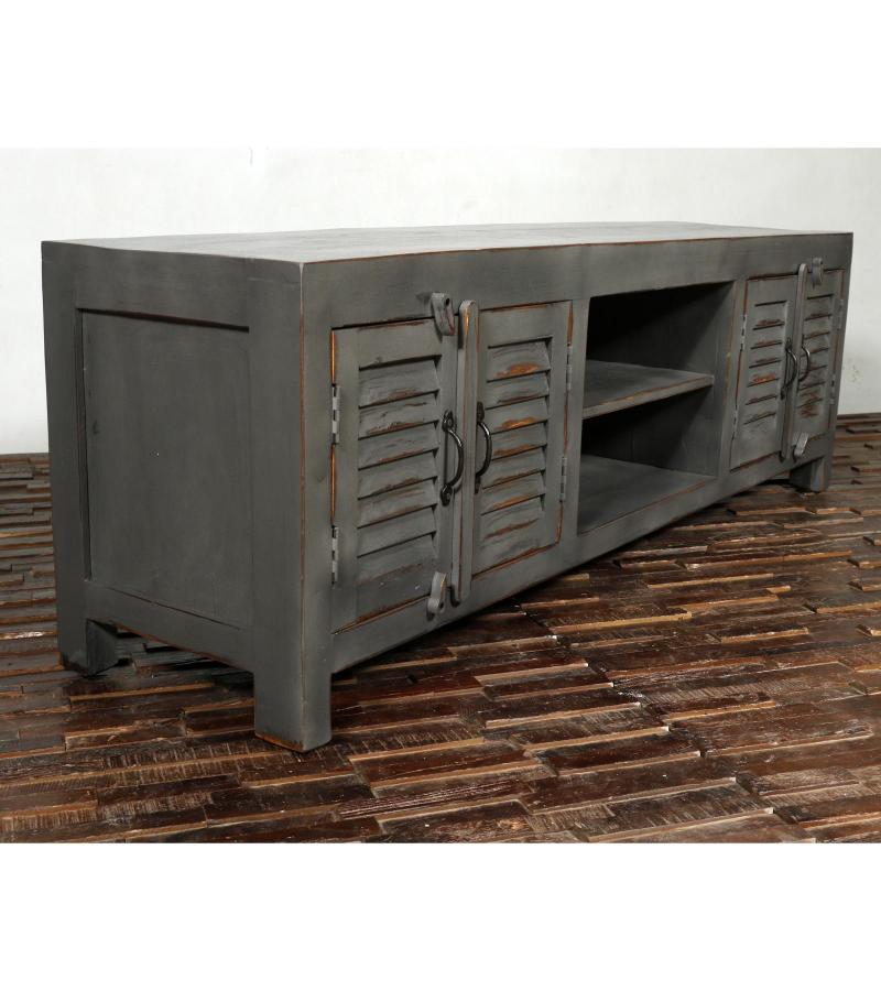 SOLID RECLAIMED TEAK WOOD MEDIA CABINET SIDEBOARD
