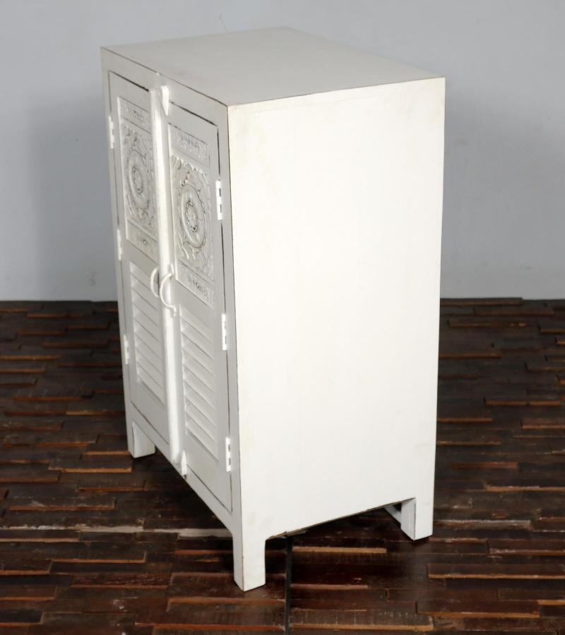 HAND CARVED SOLID WOOD CABINET
