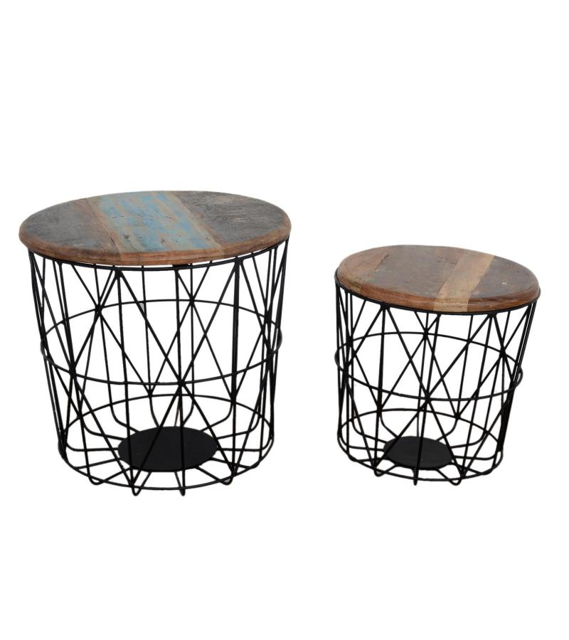 SET OF 2 END TABLES