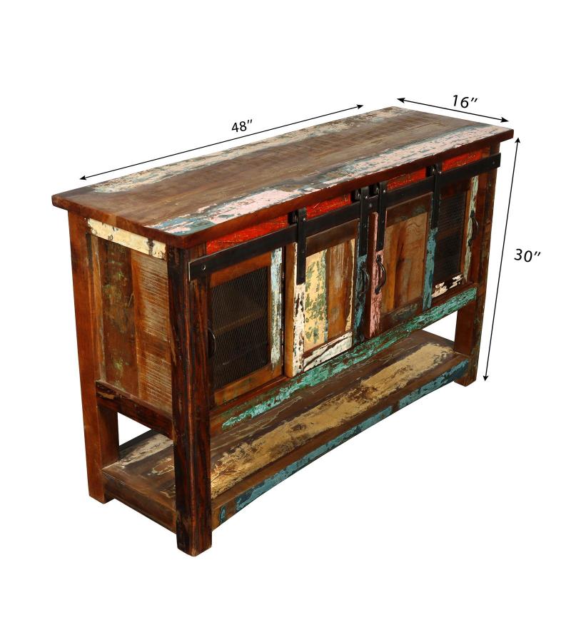 WOOD/IRON CONSOLE